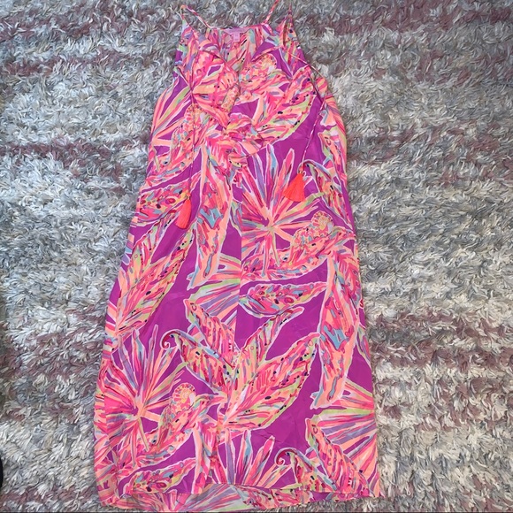 Lilly Pulitzer lachelle silk midi dress - Picture 4 of 5